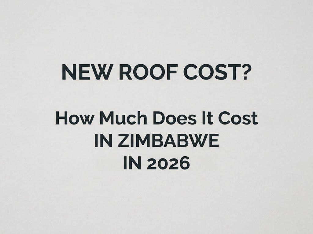 How Much Does a New Roof Cost in Zimbabwe in 2026?